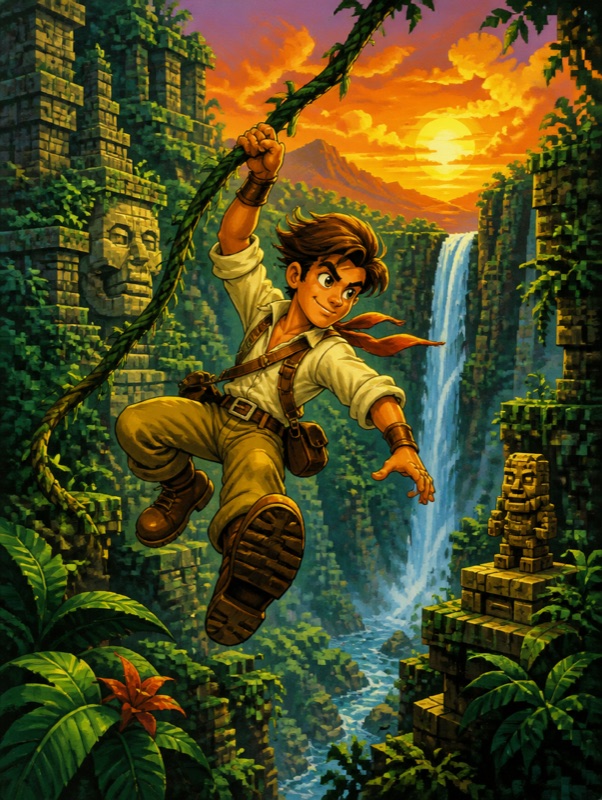 Cover artwork of Jungle Byte Adventure